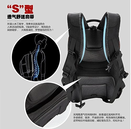 FreeBiz Business,Travel, Sports Water Repellent Multi Functional Laptop Backpack For Men & Women,