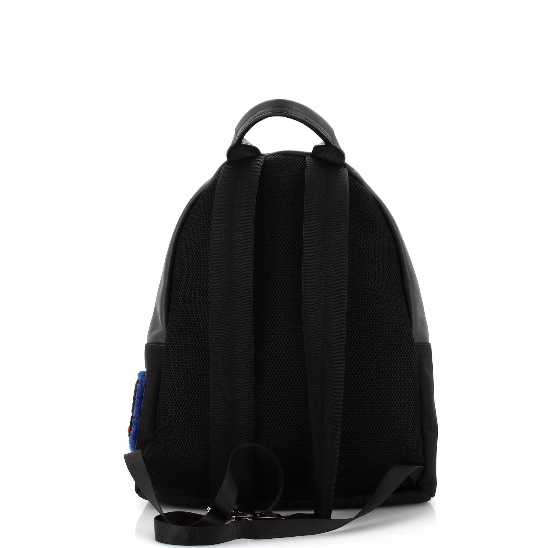 Front Pocket Backpack Nylon with Shearling Medium