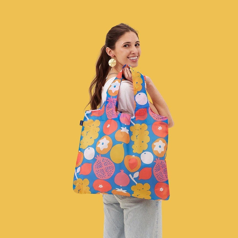 Fruity blu Reusable Shopping Bag-Machine washable