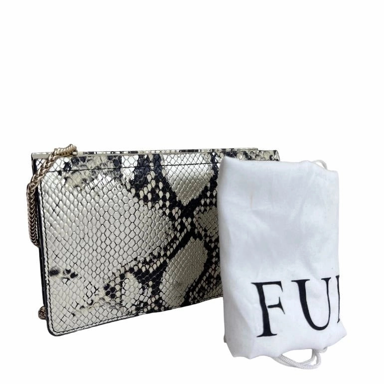 Furla Python Leather Crossbody Bag
