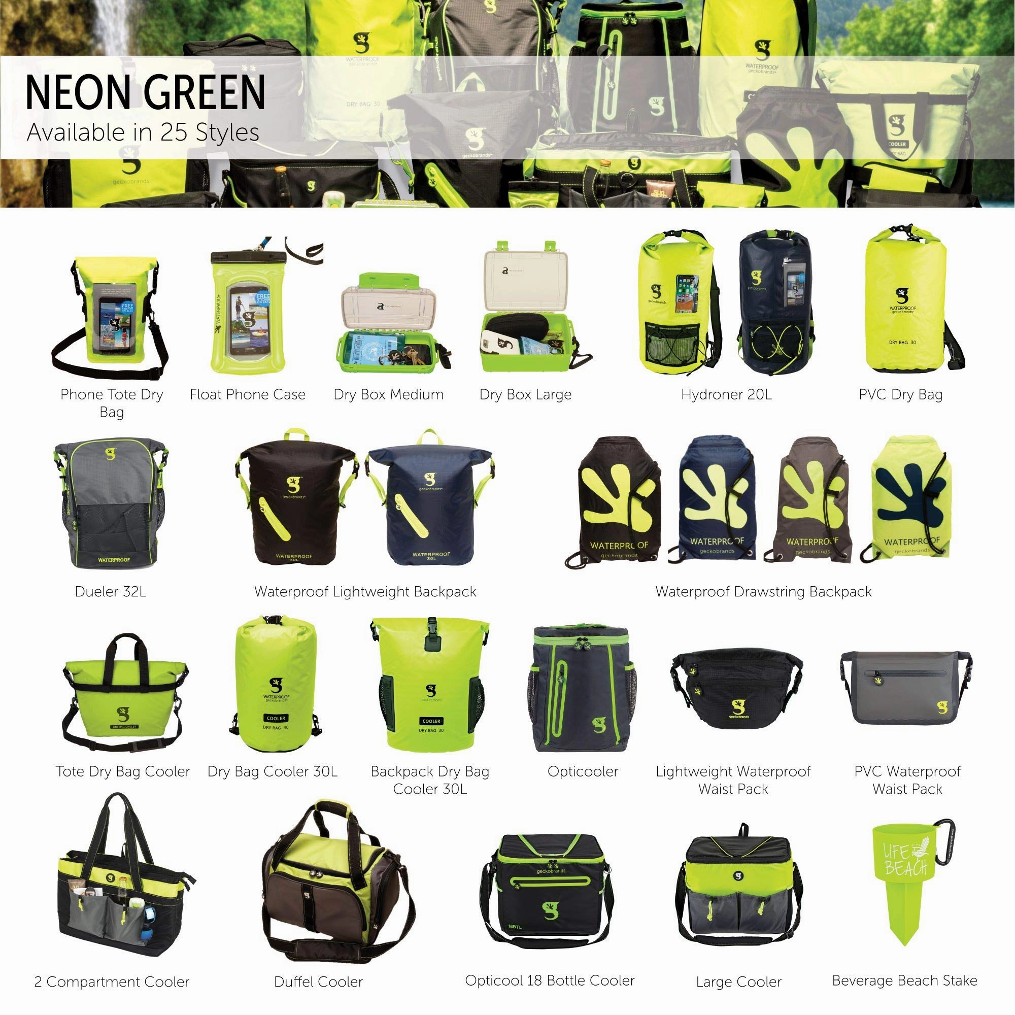 Geckobrands Tarpaulin Dry Bag