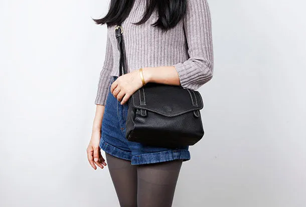 Genuine Leather Cute Crossbody Bag Shoulder Bag Women Girl Fashion Leather Purse