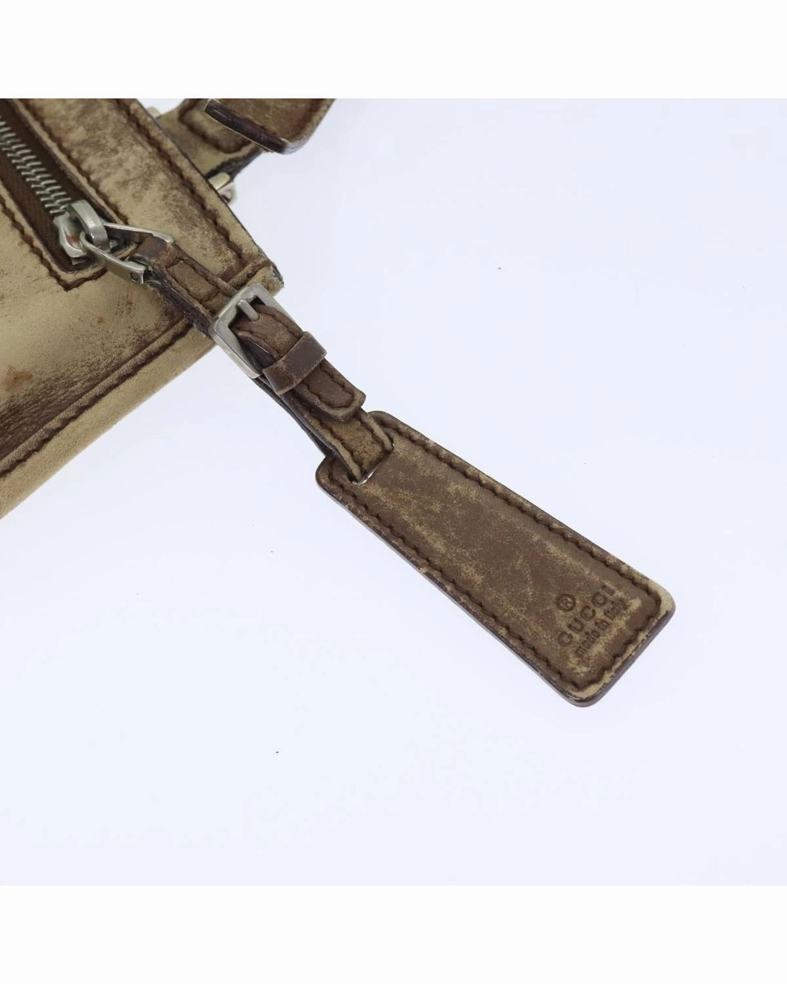 GG Canvas Shoulder Bag with Silver Accents