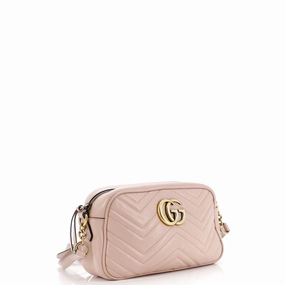 GG Marmont Shoulder Bag Matelasse Leather Small