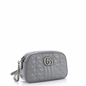 GG Marmont Shoulder Bag Mixed Matelasse Leather Small