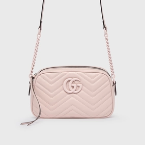 GG Marmont Small Shoulder Bag in Light Pink