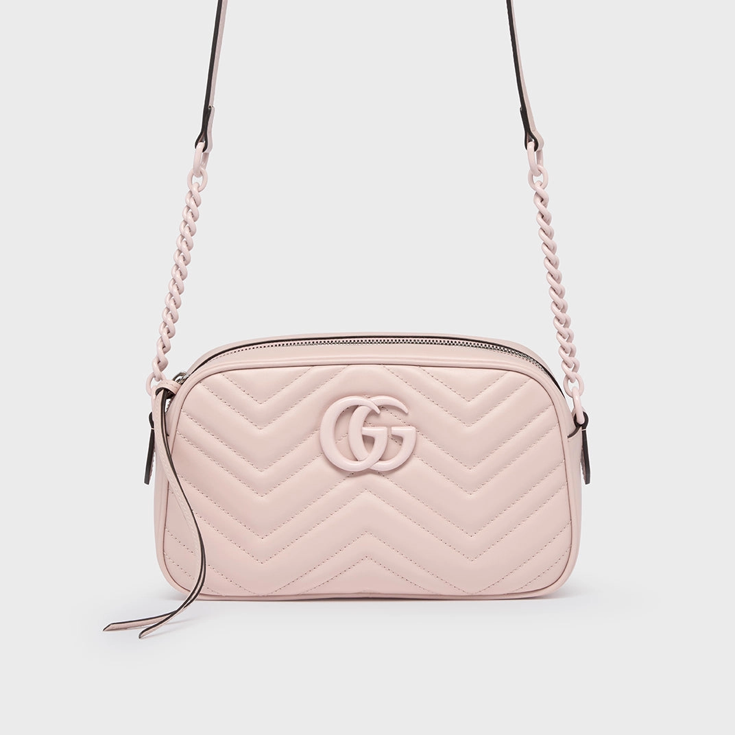 GG Marmont Small Shoulder Bag in Light Pink