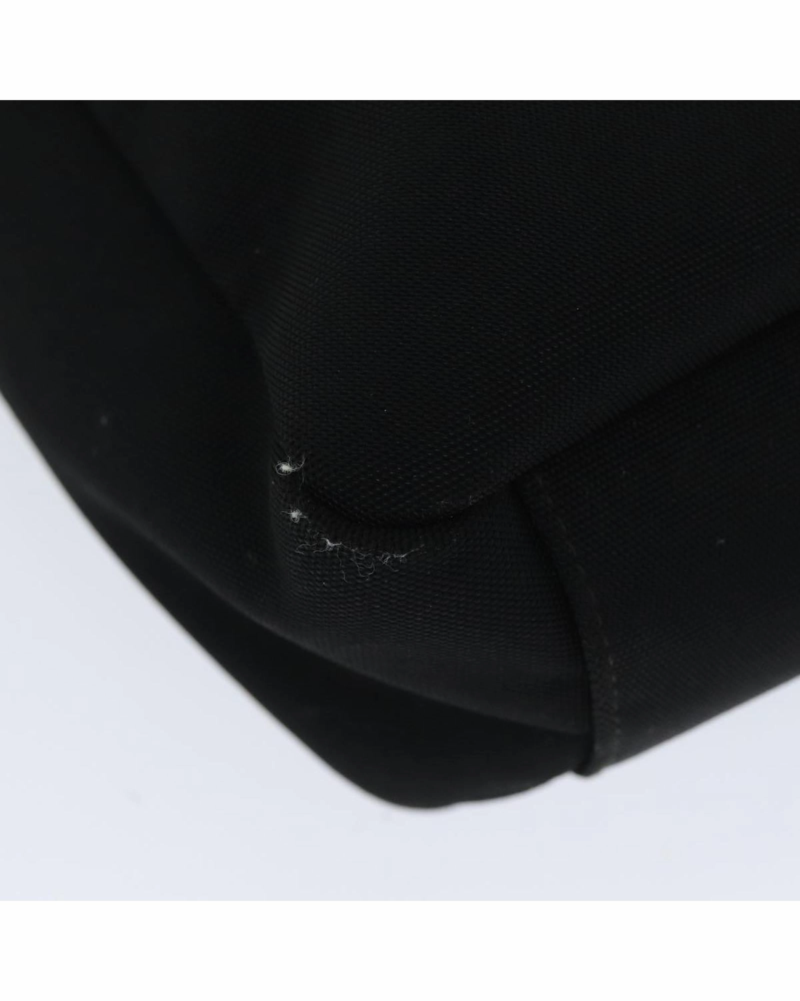 GG Nylon Shoulder Bag  Black