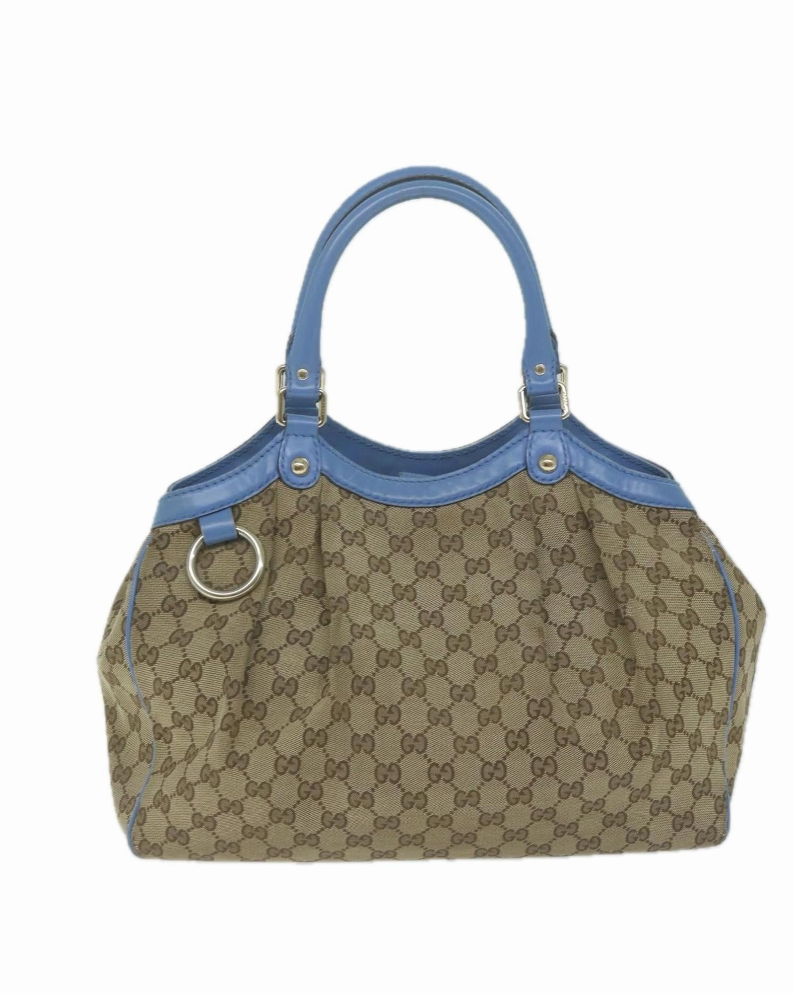 GG Plus Shoulder Bag BeigeBlue