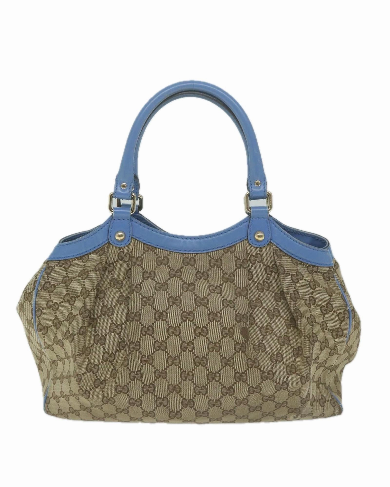 GG Plus Shoulder Bag BeigeBlue