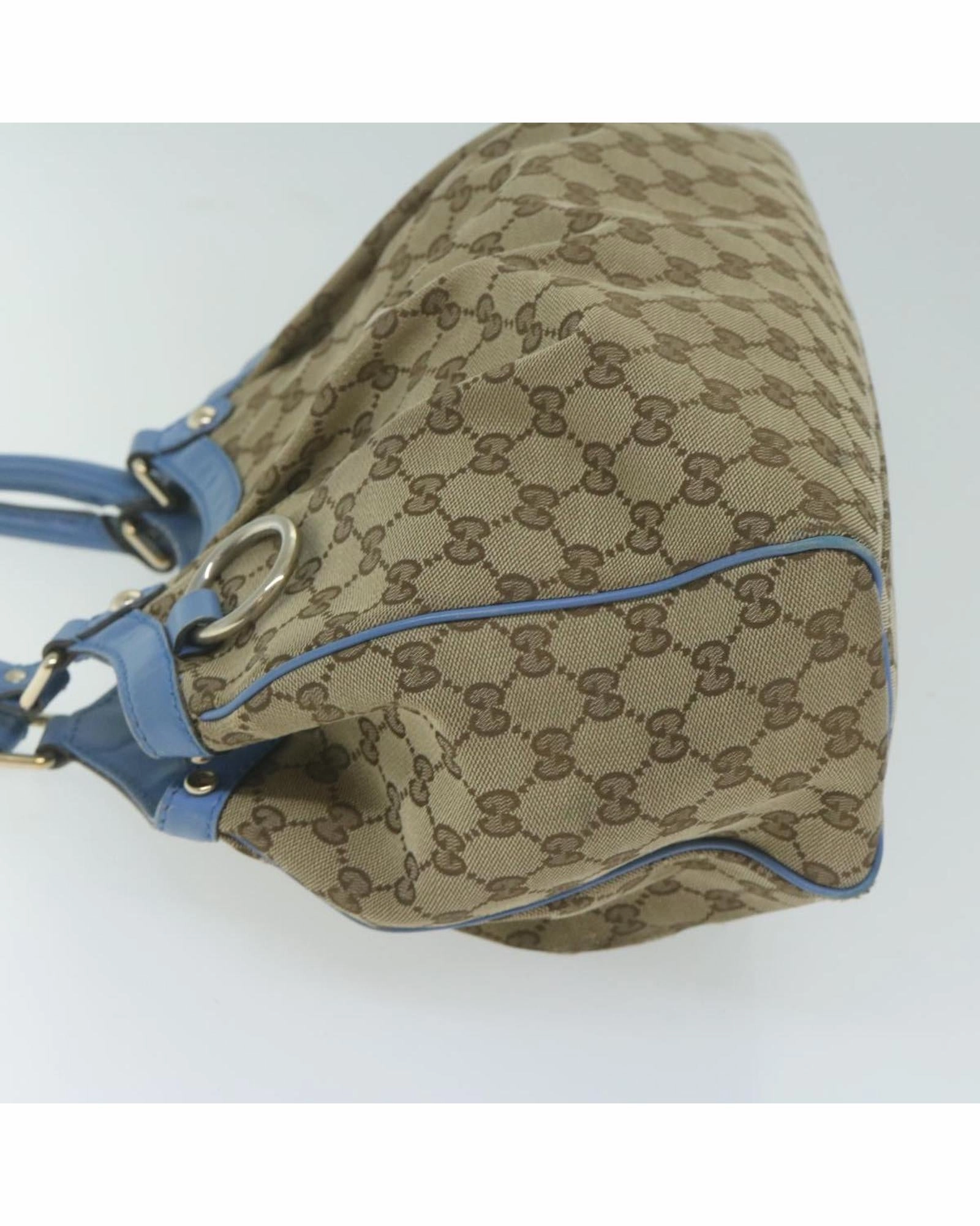 GG Plus Shoulder Bag BeigeBlue