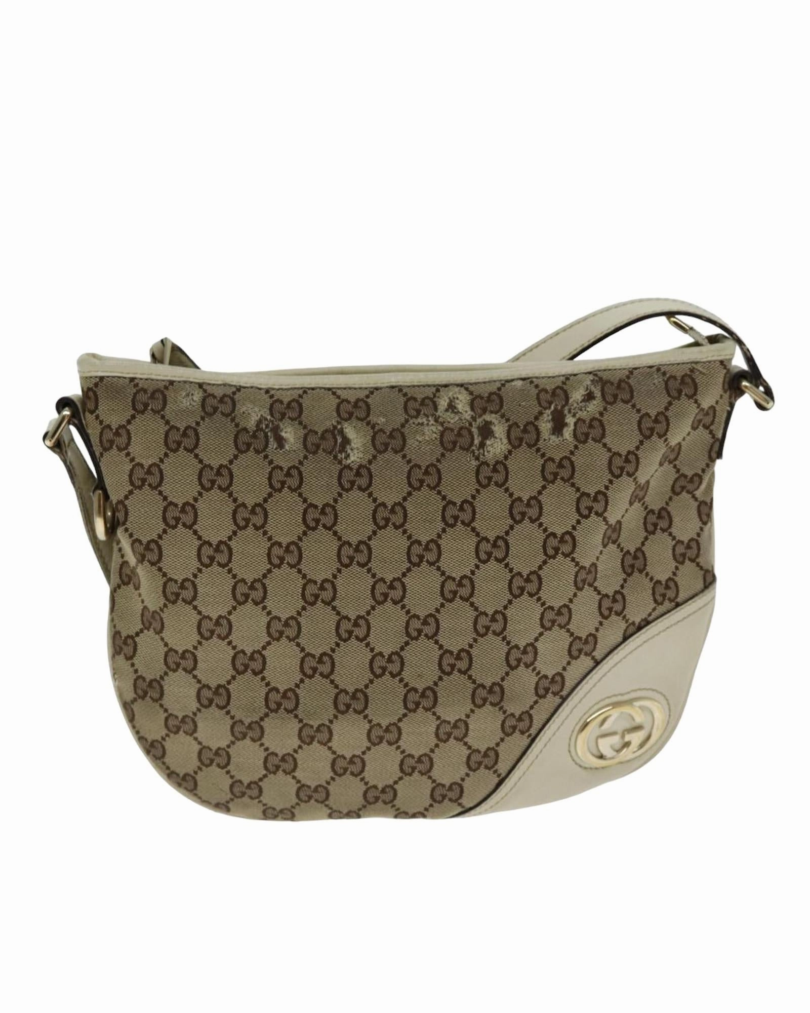 GG Supreme Monogram Shoulder Bag