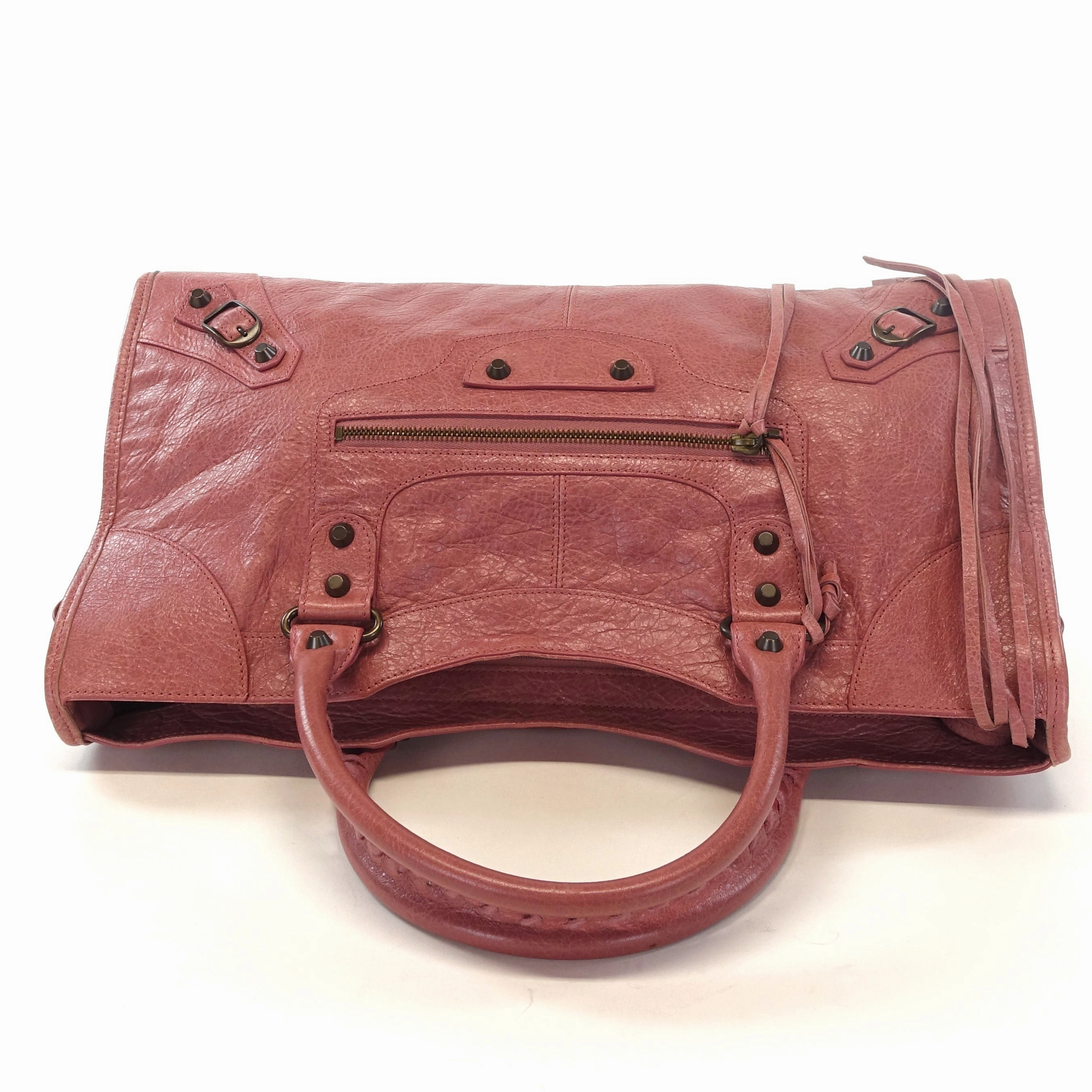 Giant 12 Agneau Leather City Bag