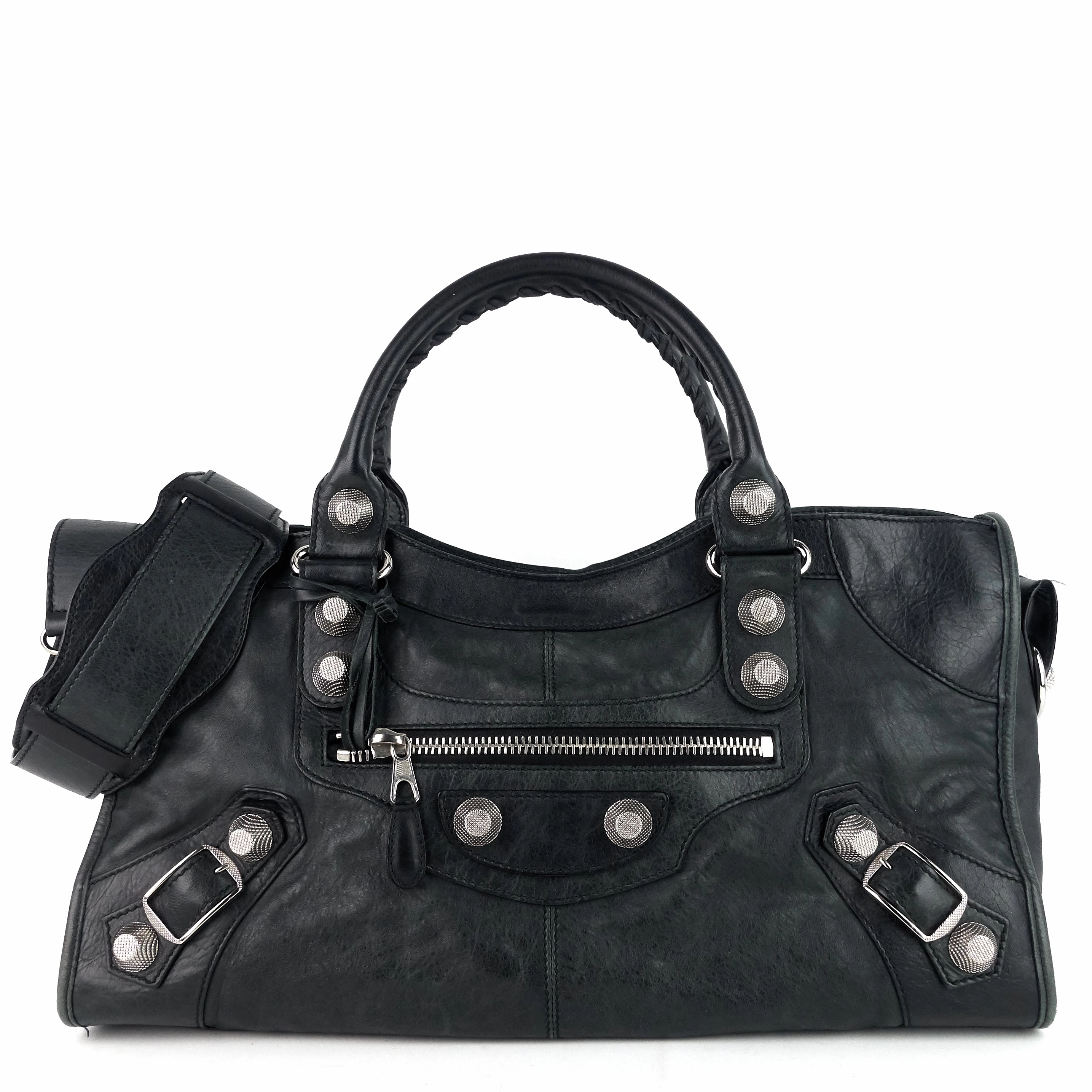 Giant 12 City Agneau Leather Handbag
