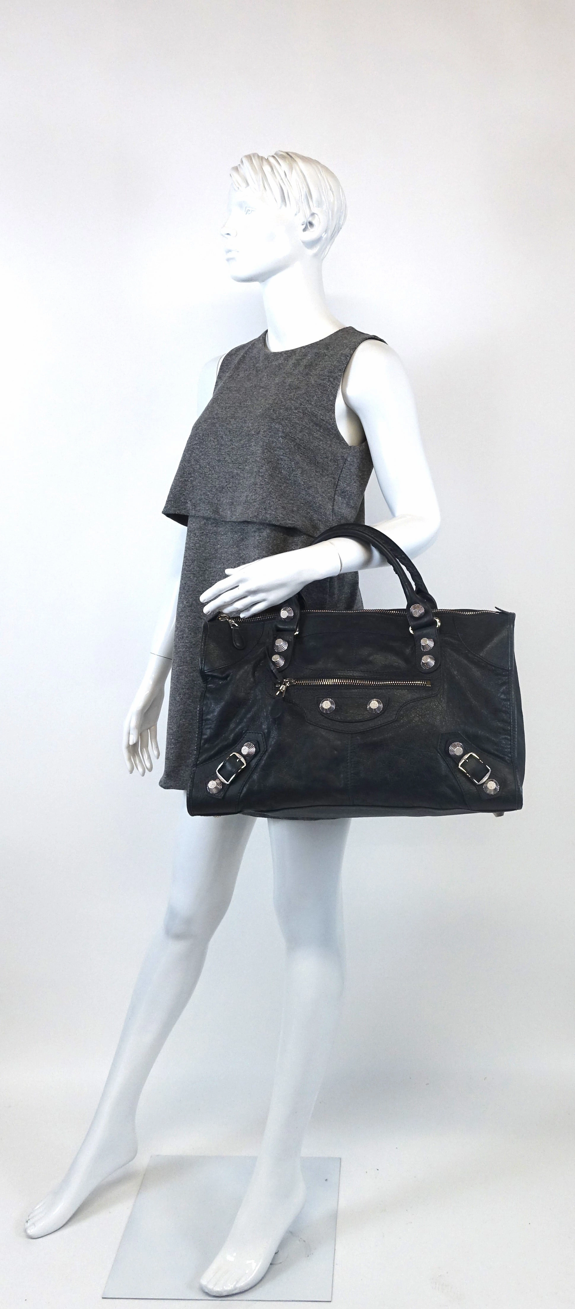 Giant 21 Agneau Leather Work Bag
