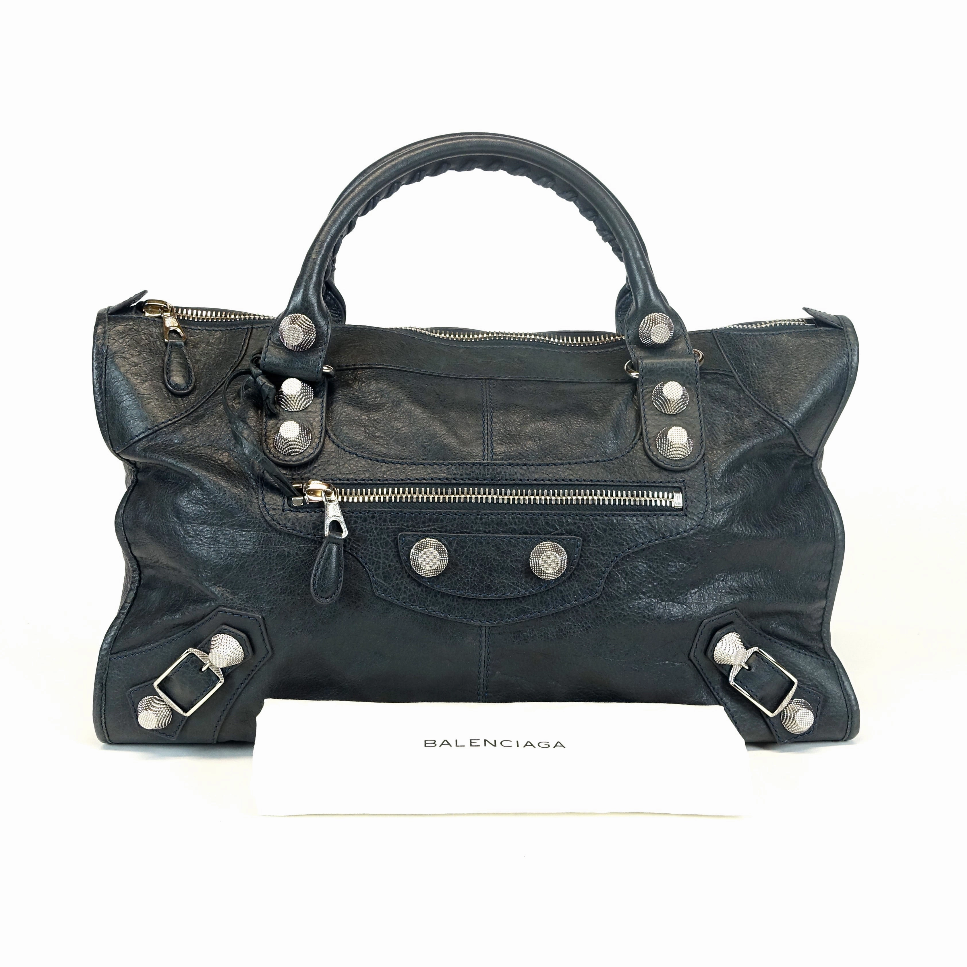 Giant 21 Agneau Leather Work Bag