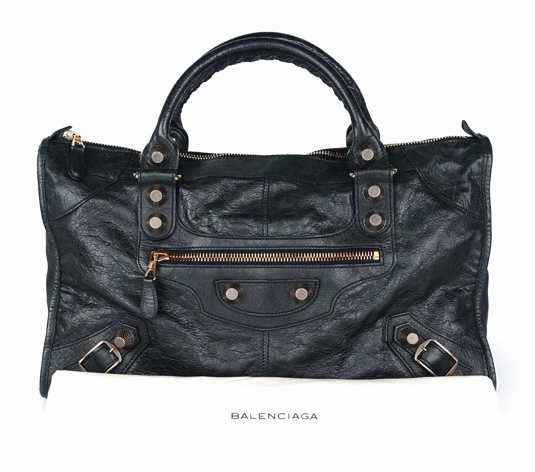 Giant 21 Agneau Leather Work Bag