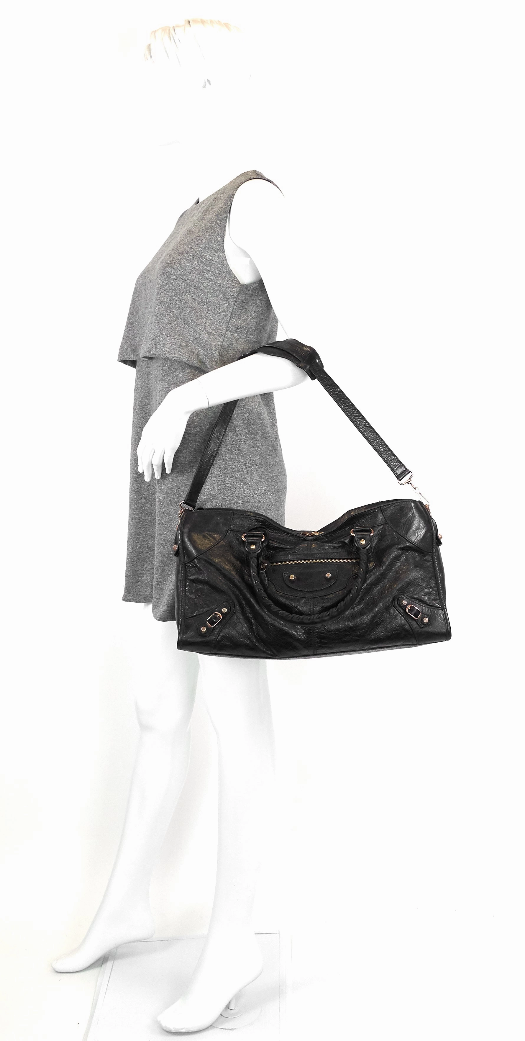Giant Part Time Lambskin Leather Bag