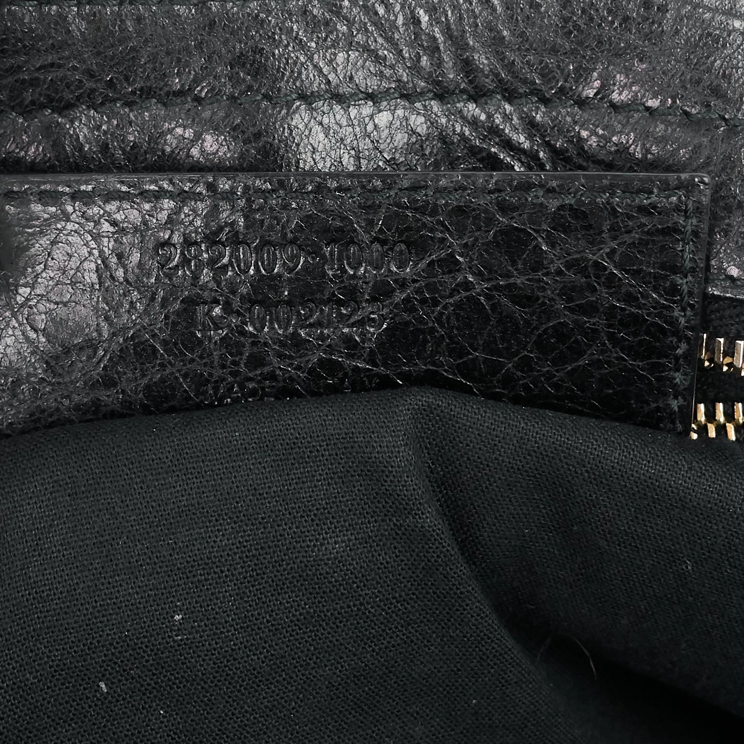 Giant Part Time Lambskin Leather Bag
