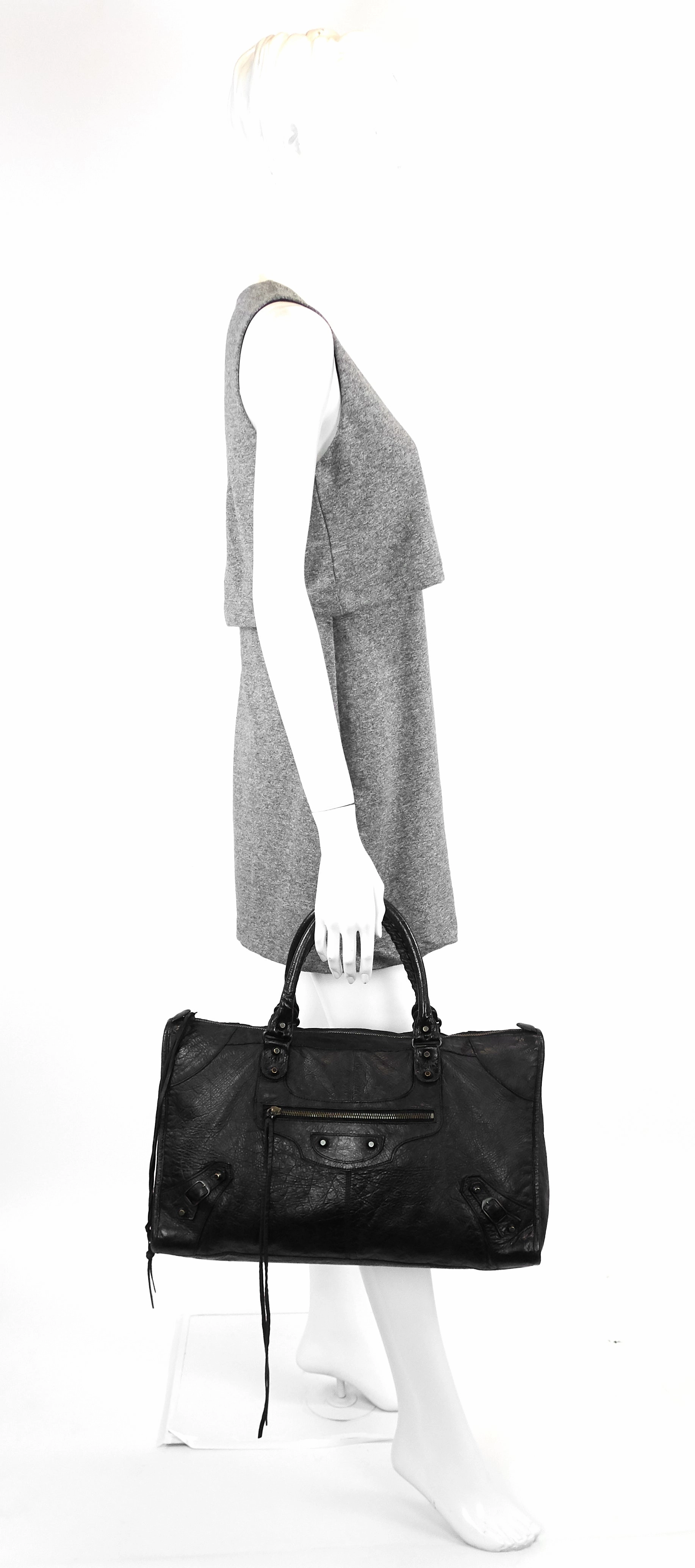 Giant Work Lambskin Handbag