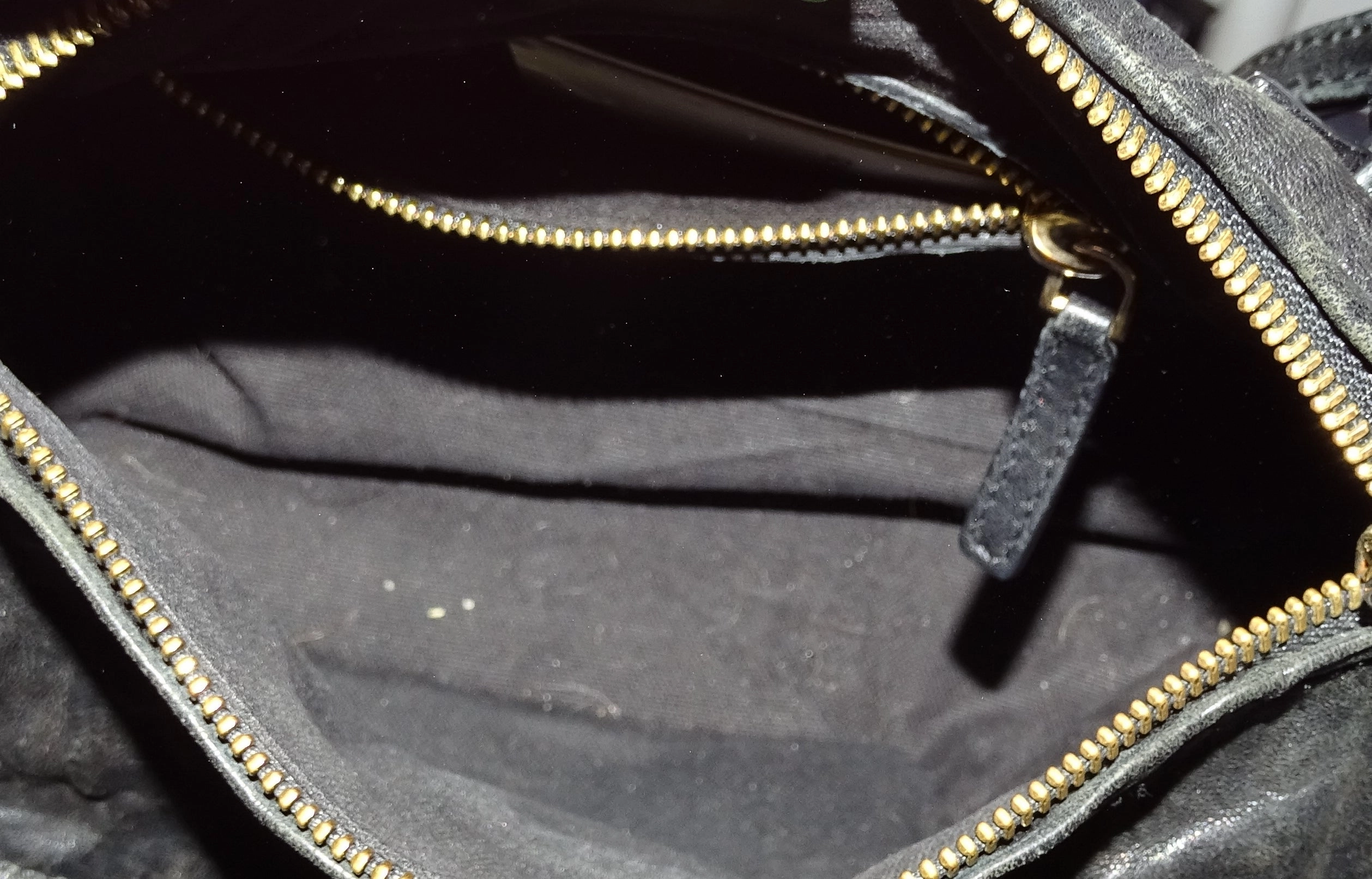 Givenchy Black Crinkled Leather Mini Pandora Crossbody