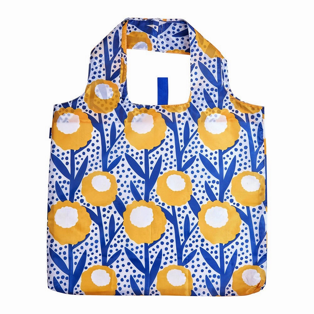 Golden Glow blu Reusable Shopping Bag-Machine washable