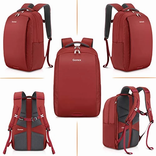 Gonex Slim Commuter Laptop Backpack for Men & Women, Travel Business 14 Inch Notebook Computer