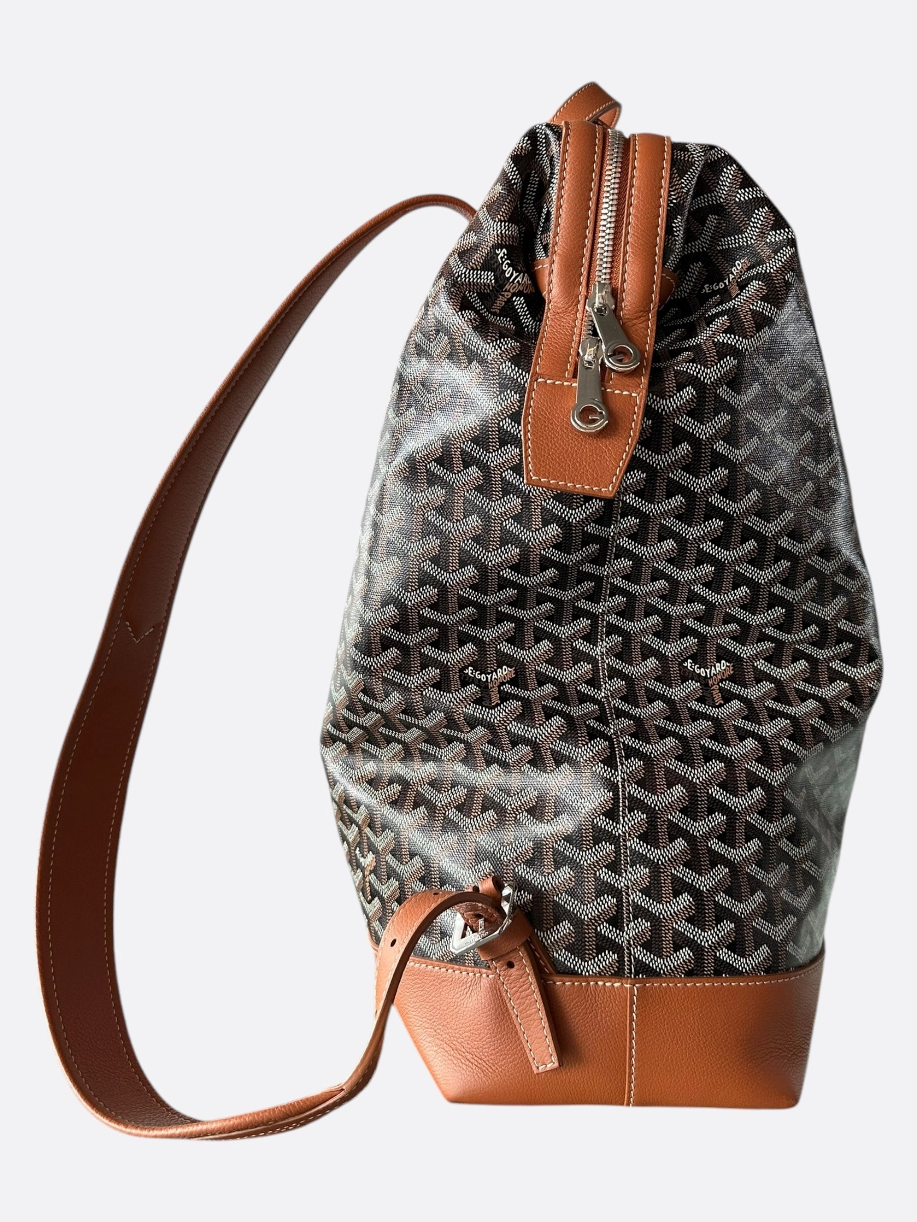 Goyard Black & Brown Cisalpin Backpack