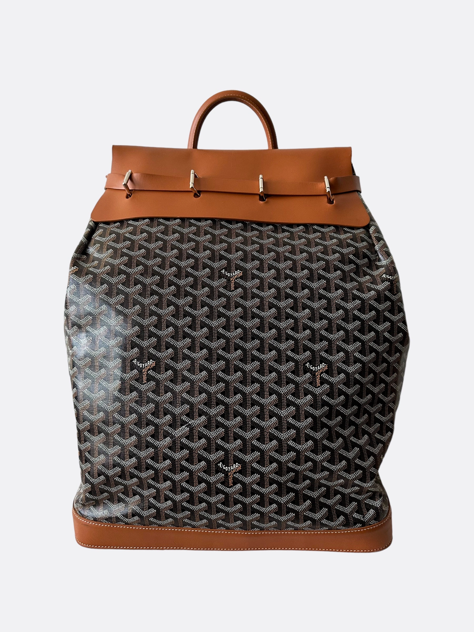 Goyard Brown Steamer Backpack
