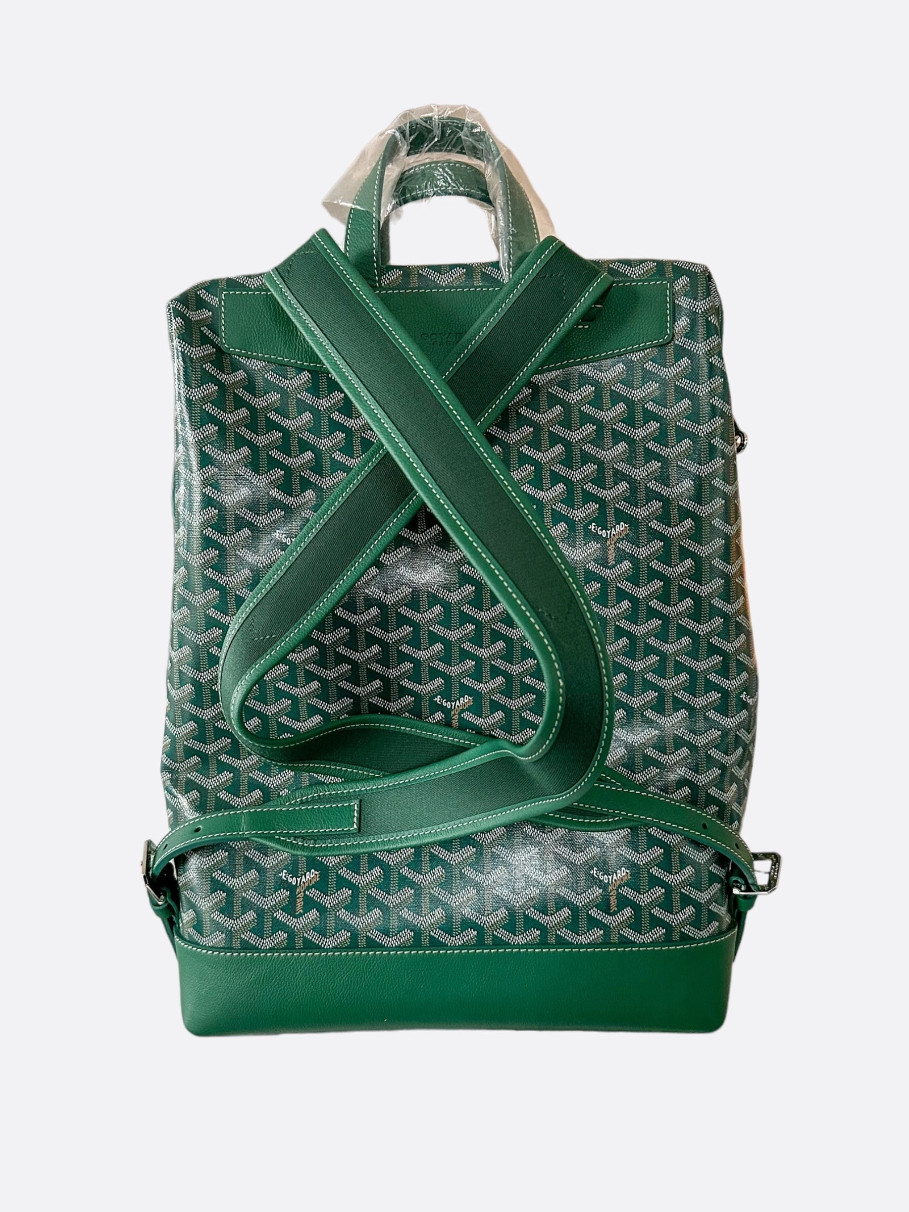 Goyard Green Cisalpin Backpack