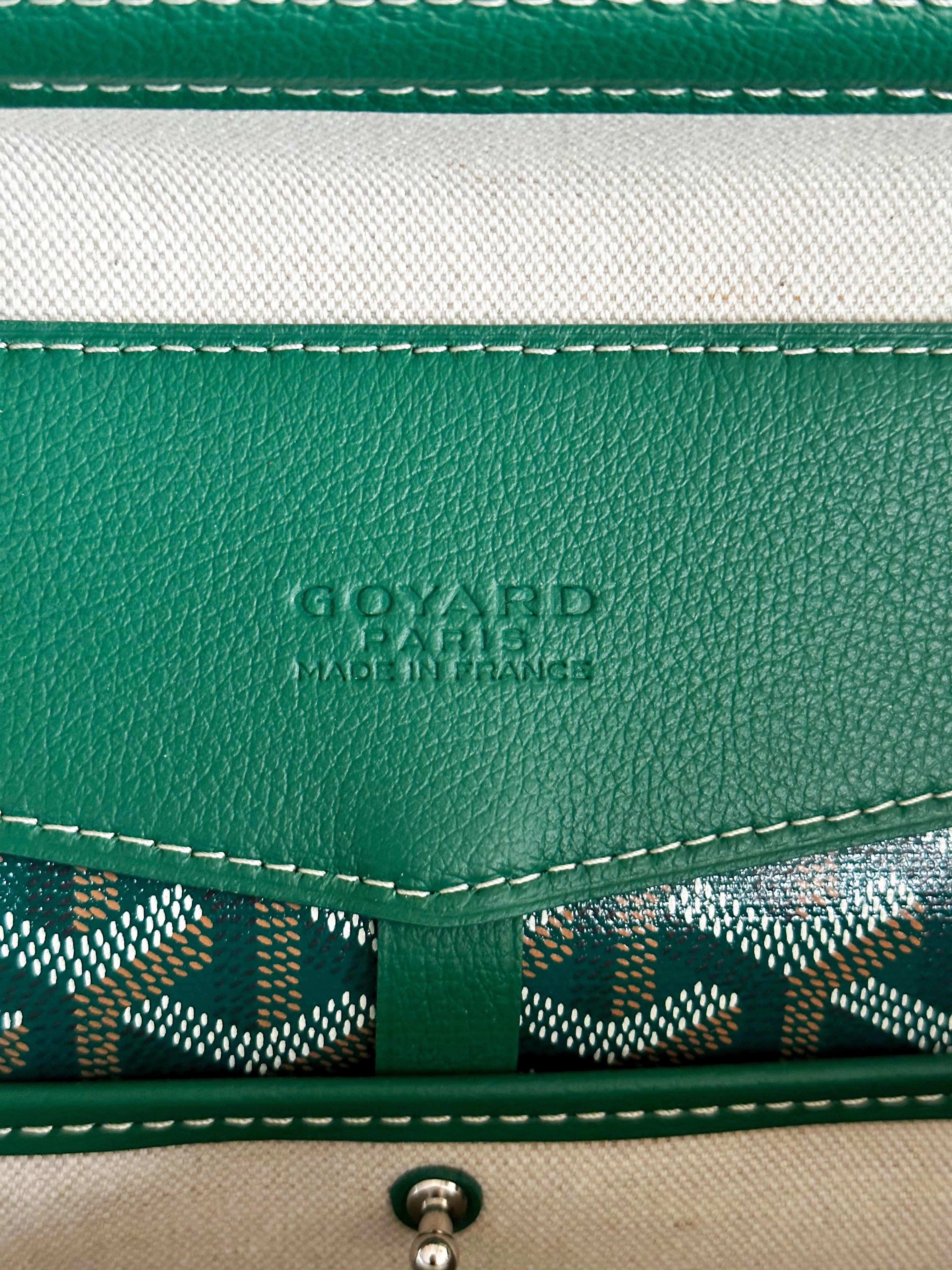 Goyard Green Cisalpin Backpack