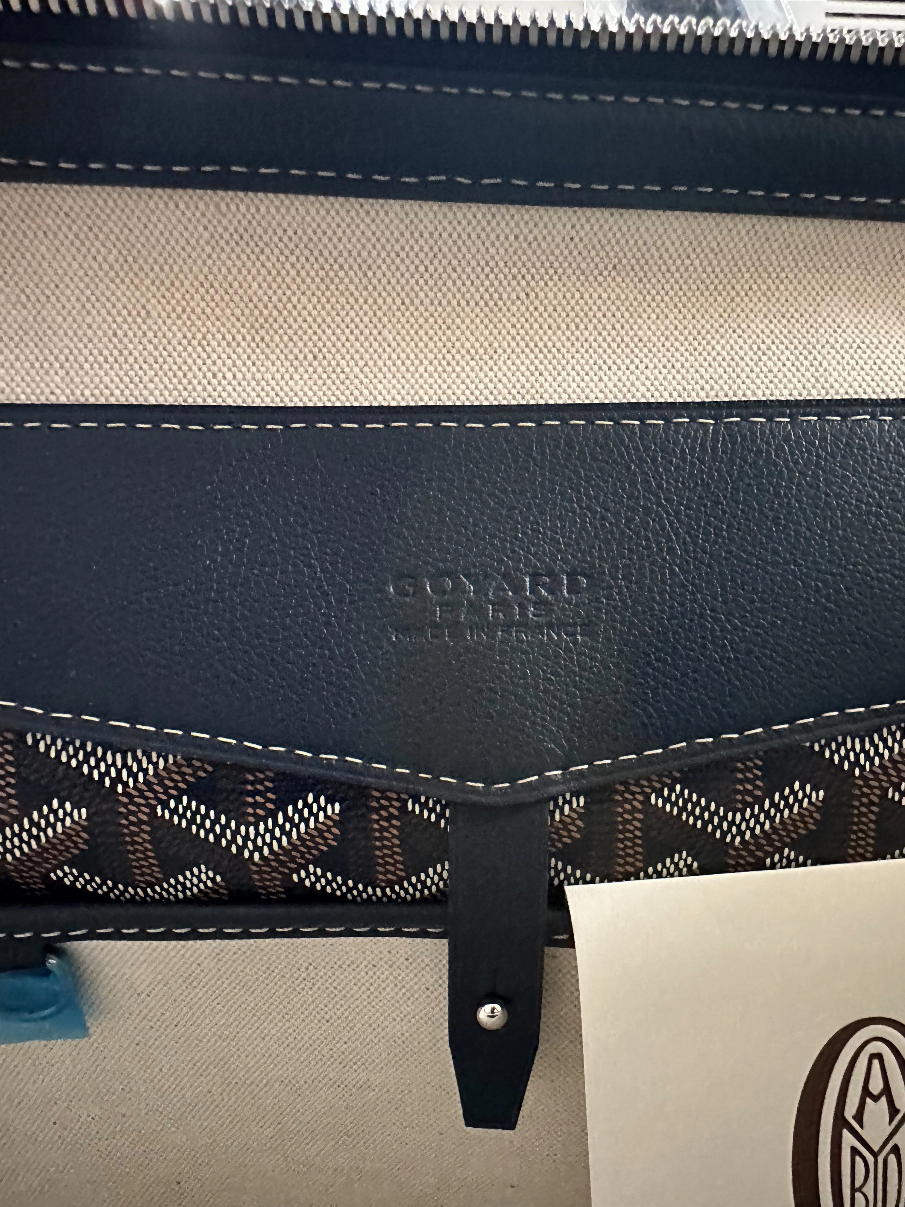 Goyard Navy Blue Cisalpin Backpack