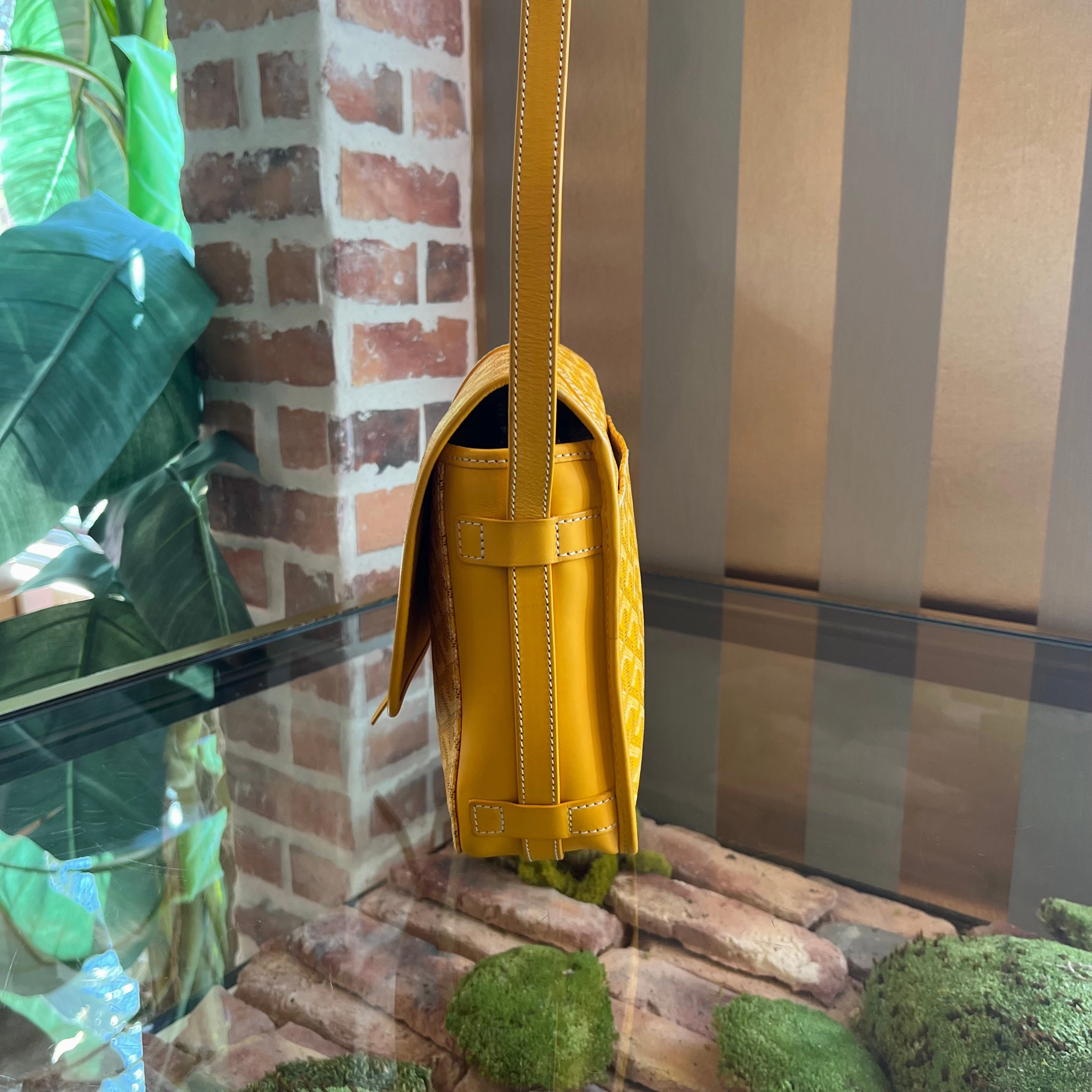 GOYARD Yellow Belvedere II TS3919