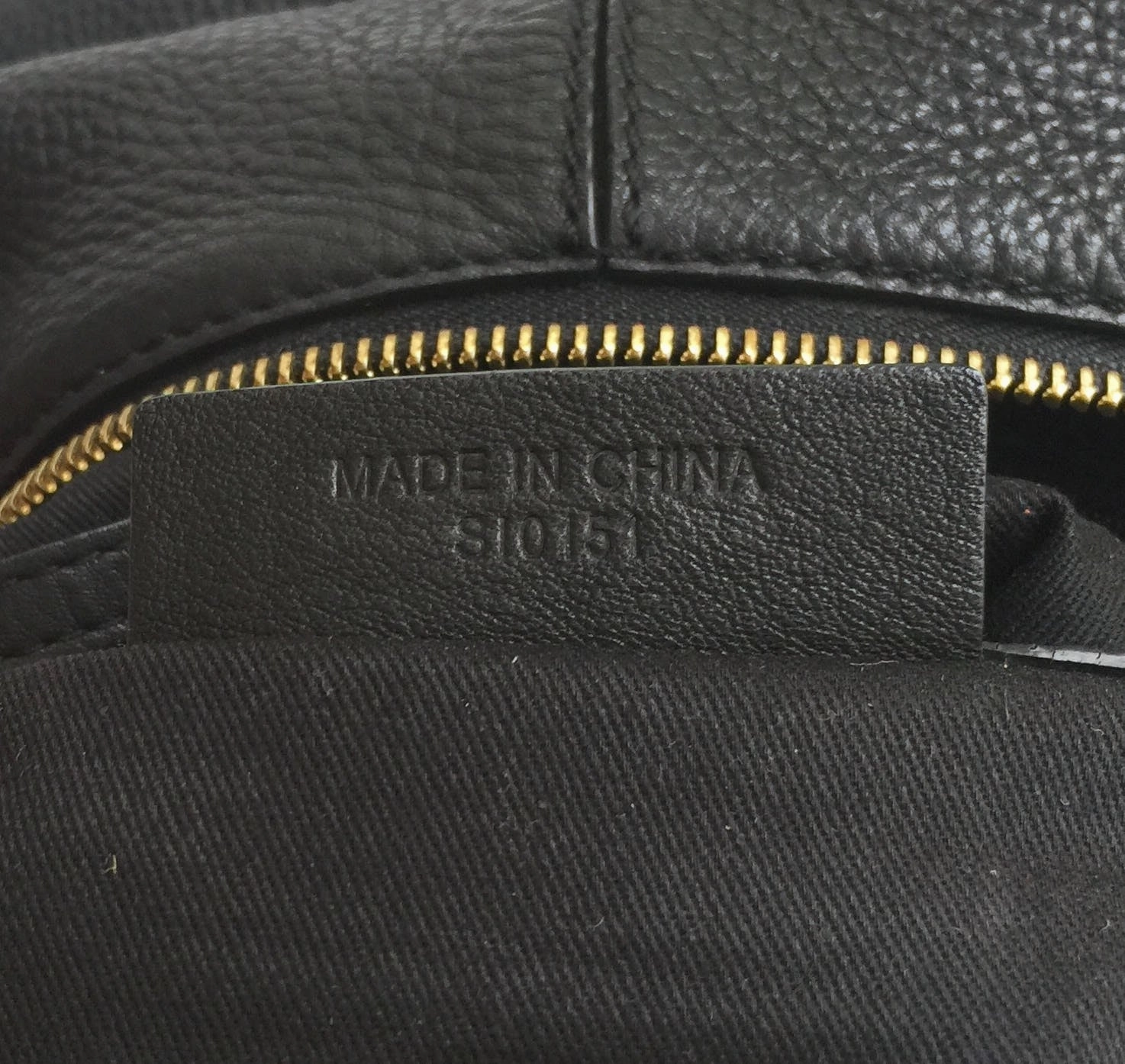 Grained Calf Leather Hobo Bag