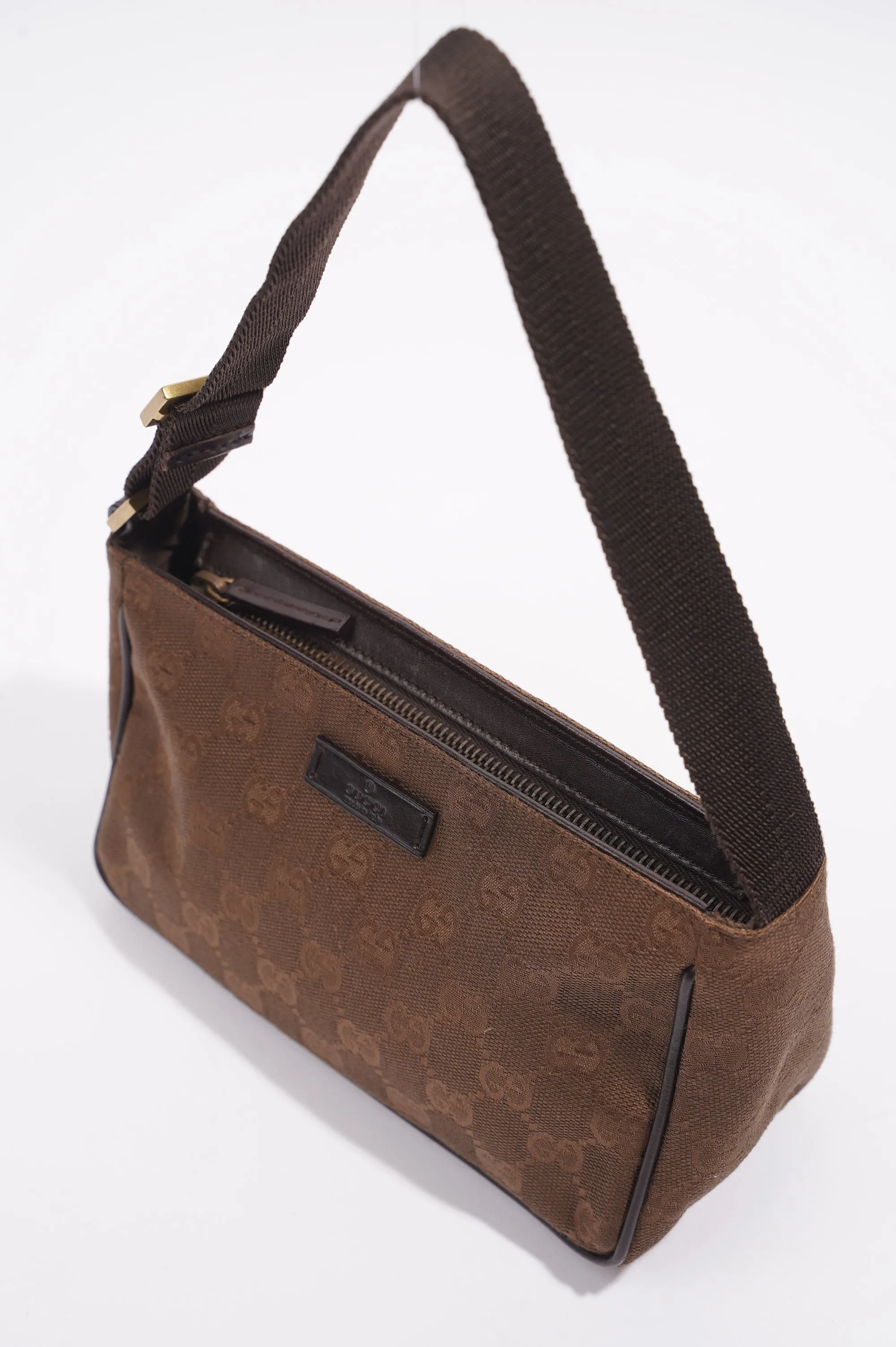 Gucci Shoulder Bag Brown Supreme Canvas Mini