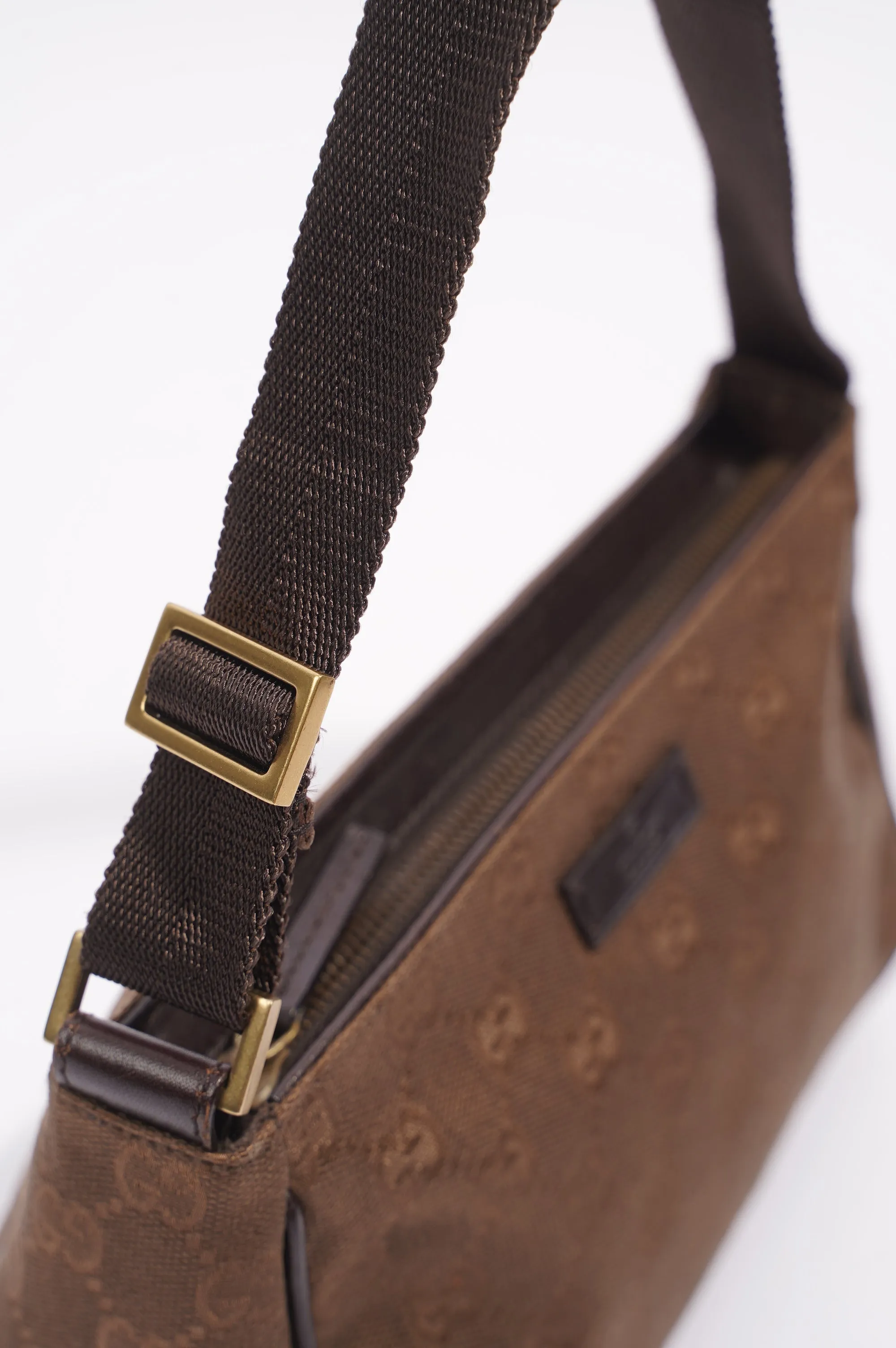 Gucci Shoulder Bag Brown Supreme Canvas Mini