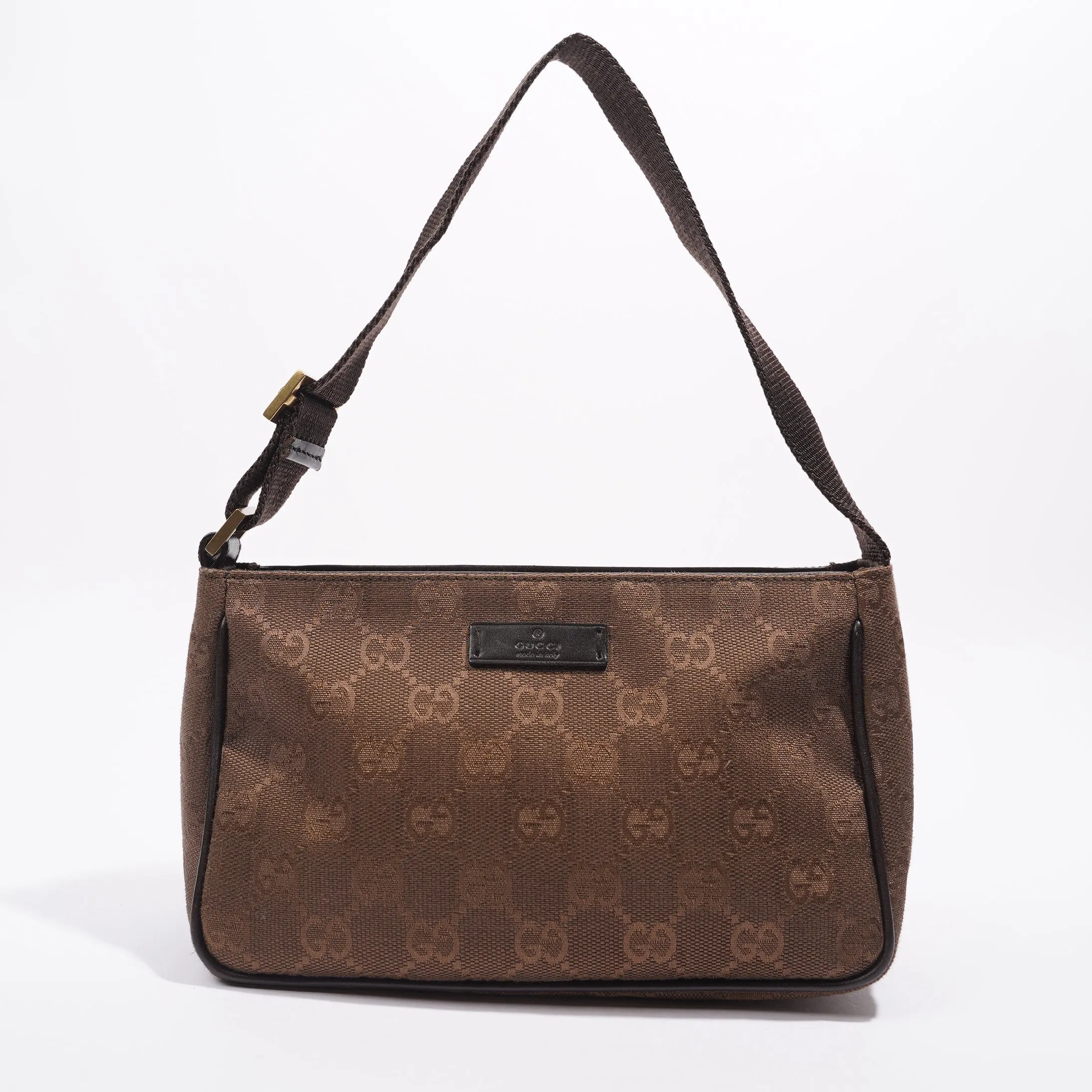 Gucci Shoulder Bag Brown Supreme Canvas Mini