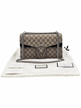 Gucci 400249 GG Supreme Canvas Dionysus Small Chain Shoulder Bag