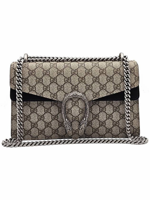 Gucci 400249 GG Supreme Canvas Dionysus Small Chain Shoulder Bag