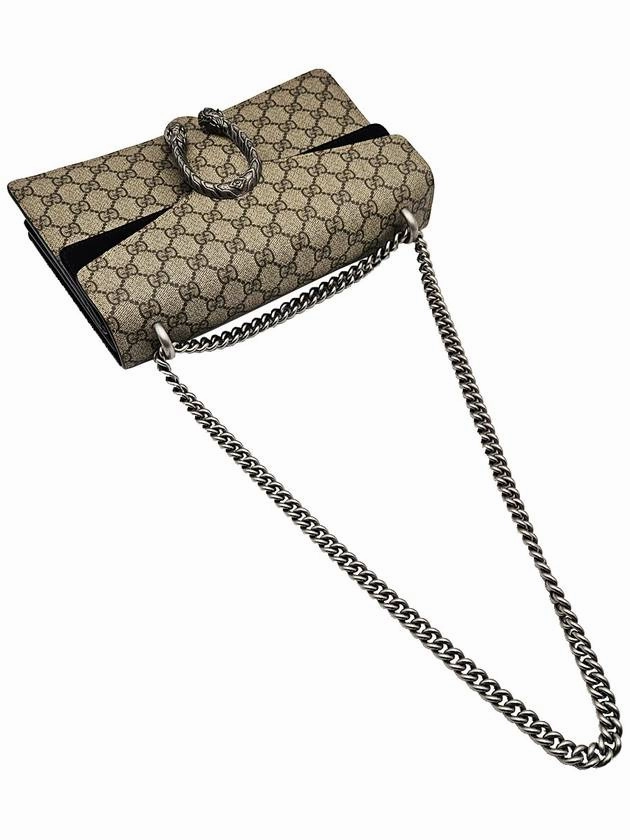 Gucci 400249 GG Supreme Canvas Dionysus Small Chain Shoulder Bag