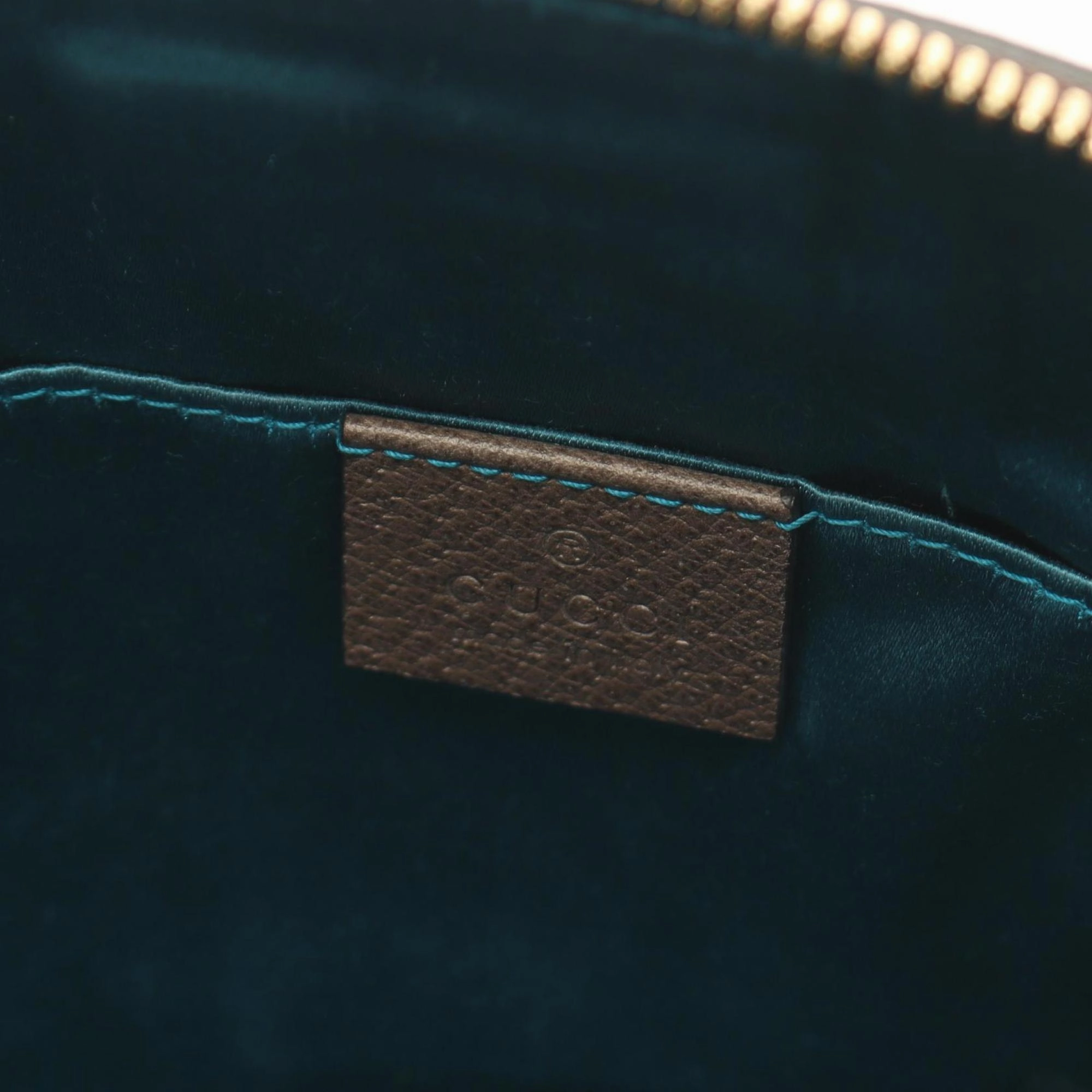 Gucci    Coated Canvas Leather Shoulder Bag (Pre-Owned)