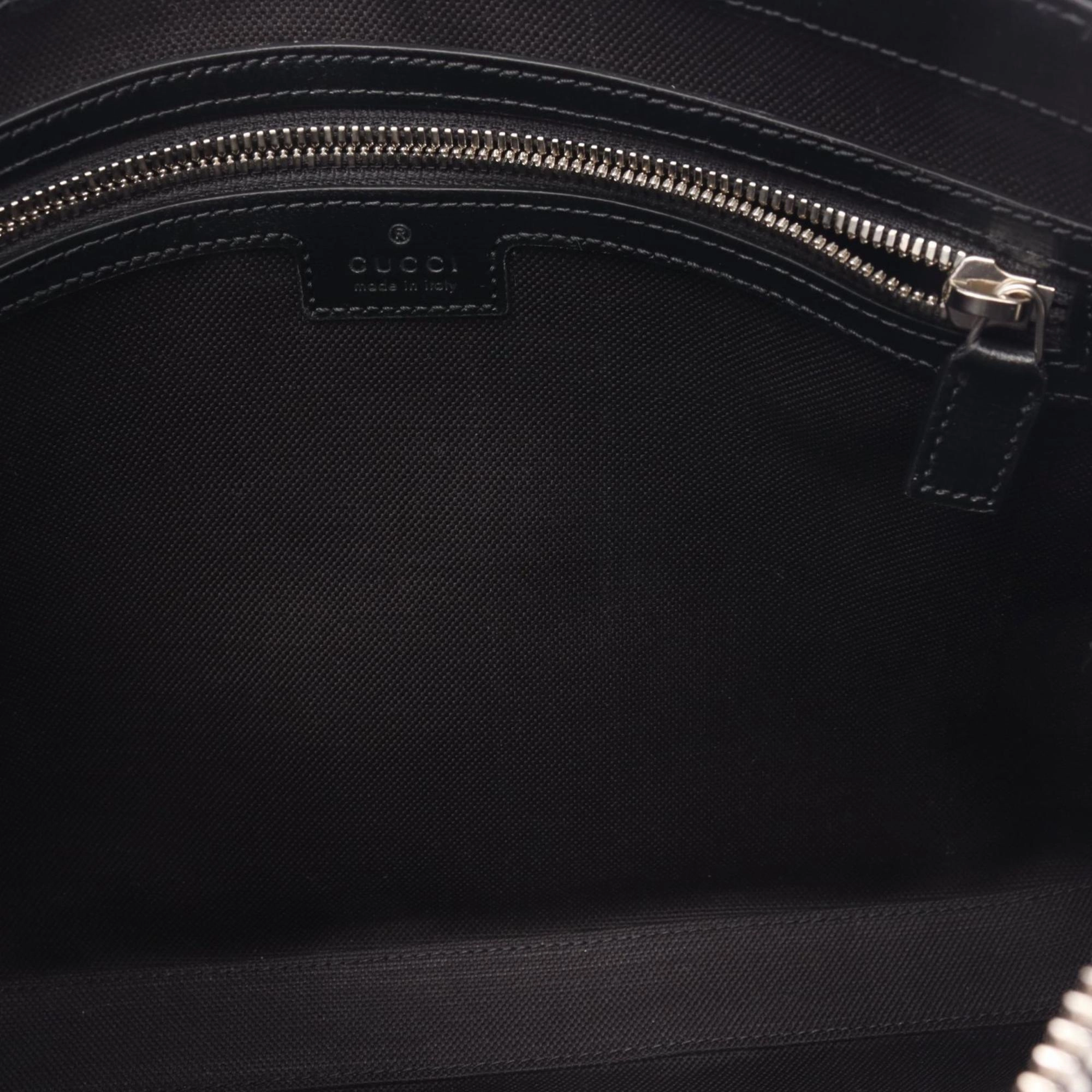 Gucci   Pvc Coated Canvas Leather Shoulder Bag (Pre-Owned)