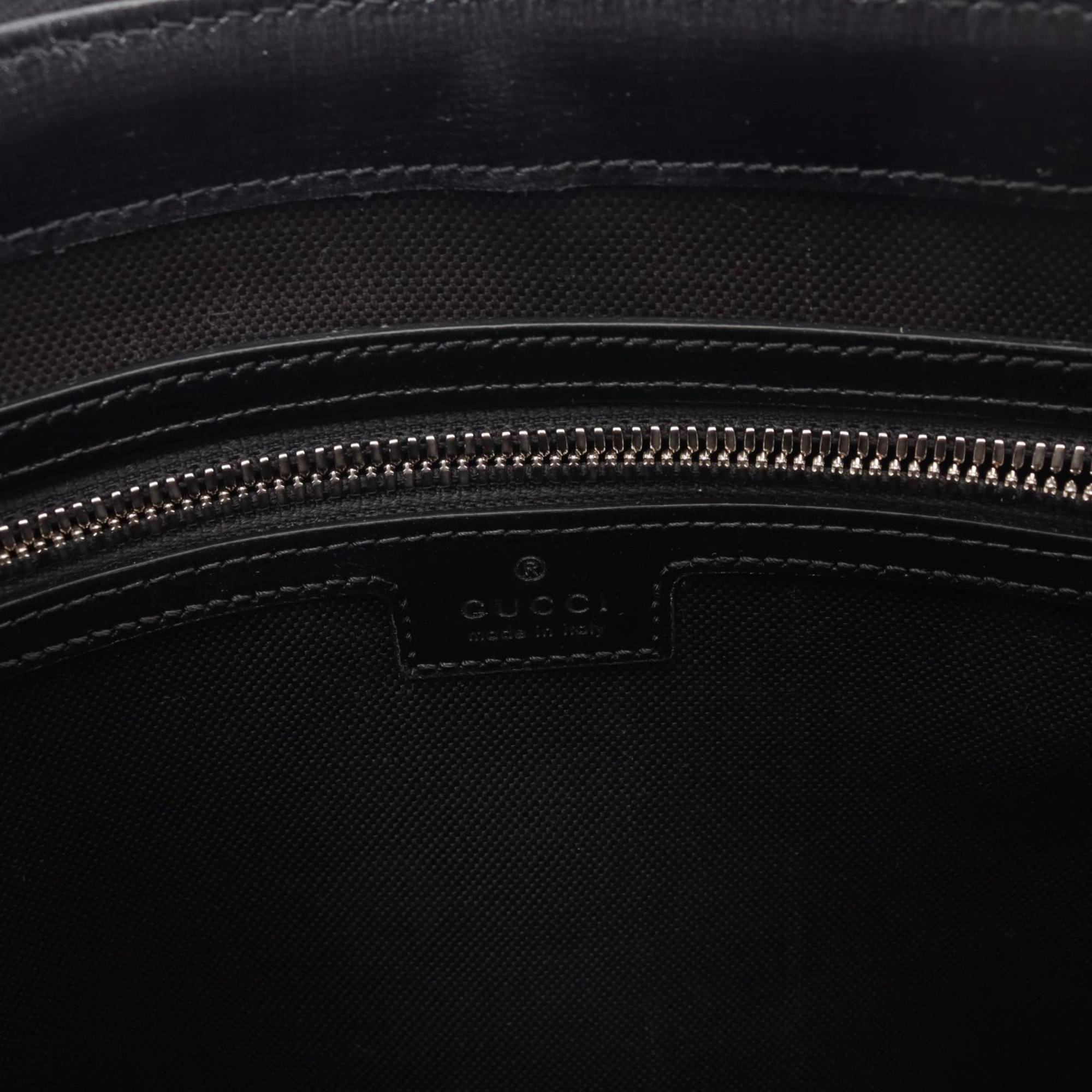 Gucci   Pvc Coated Canvas Leather Shoulder Bag (Pre-Owned)