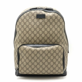 Gucci    Pvc Leather Backpack (Pre-Owned)