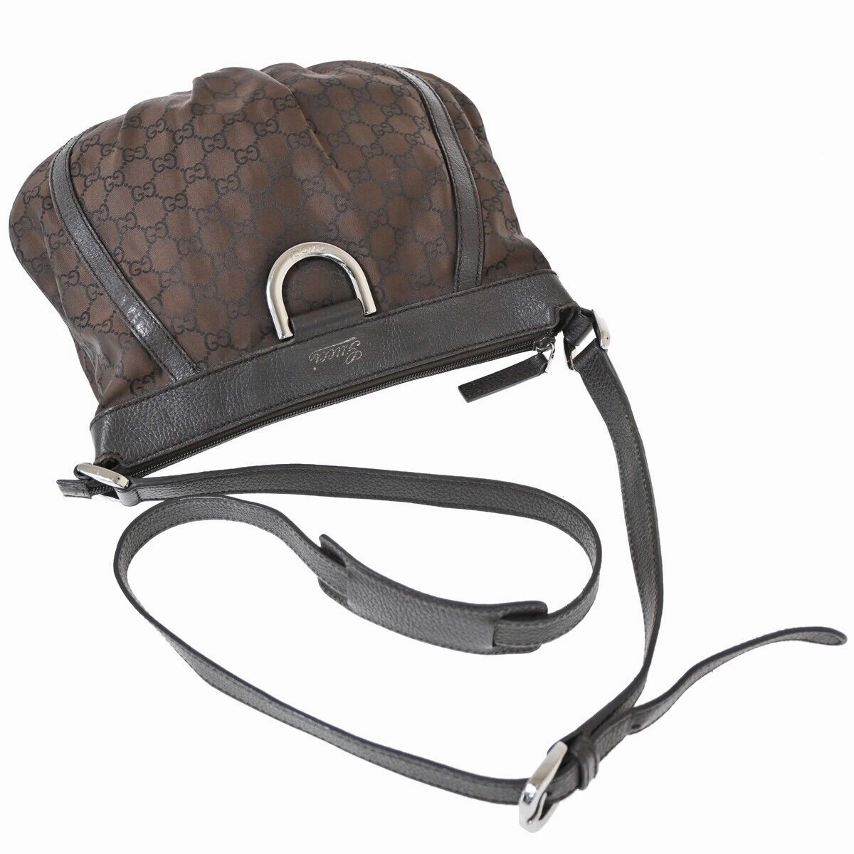 Gucci Abbey  Canvas Shoulder Bag ()