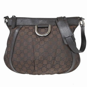 Gucci Abbey  Canvas Shoulder Bag ()