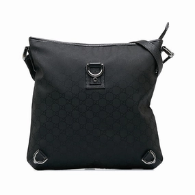 Gucci Abbey  Canvas Shoulder Bag ()