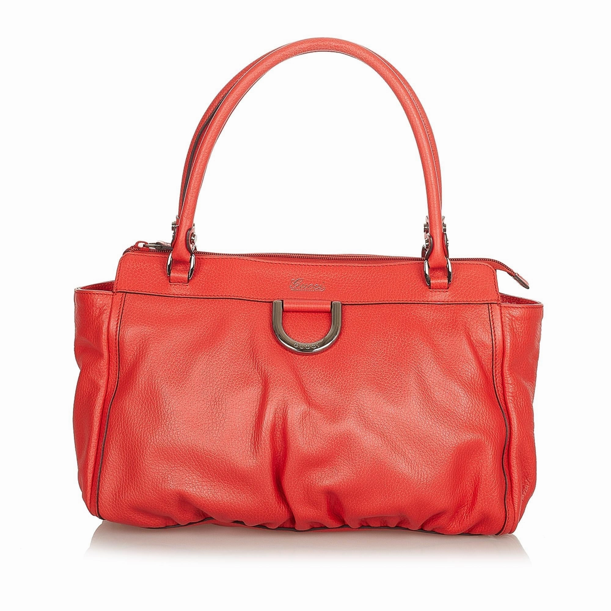 Gucci Abbey D-Ring Leather Shoulder Bag (SHG-31832)