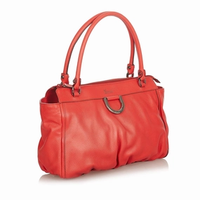 Gucci Abbey D-Ring Leather Shoulder Bag (SHG-31832)