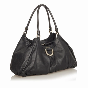 Gucci Abbey Leather Shoulder Bag (SHG-31858)